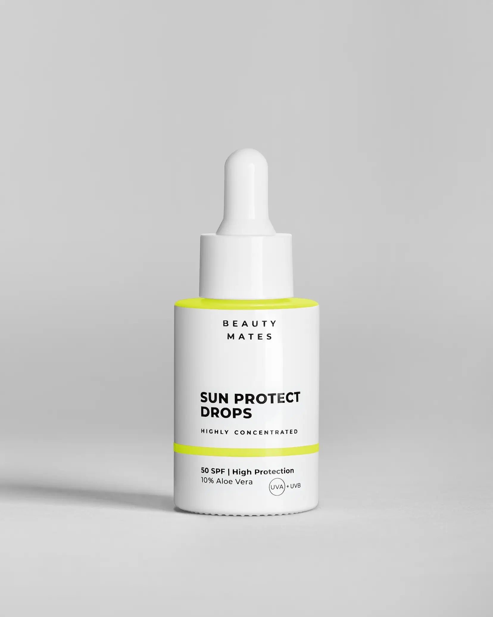 Beauty Mates Sun Protect Drops - Hochkonzentrierter Sonnenschutz mit SPF 50 und 10% Aloe Vera.